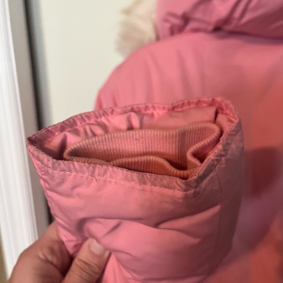 Gap Hooded Down Winter Jacket Pink Sz Medium - Picture 12 of 16